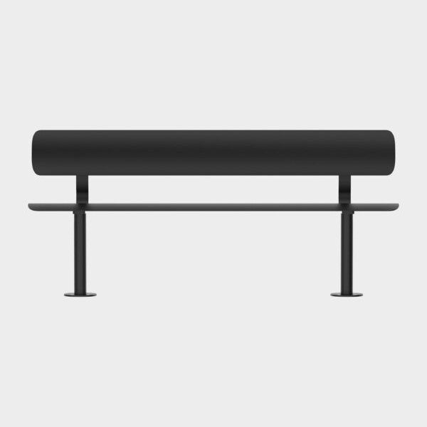 Ben metalen frame zit en rug