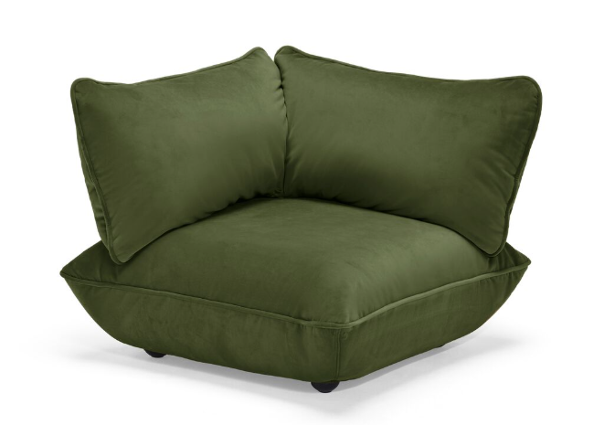 Sumo corner seat velvet